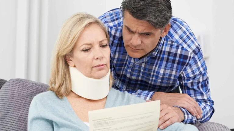 Receiving compensation for a whiplash injury